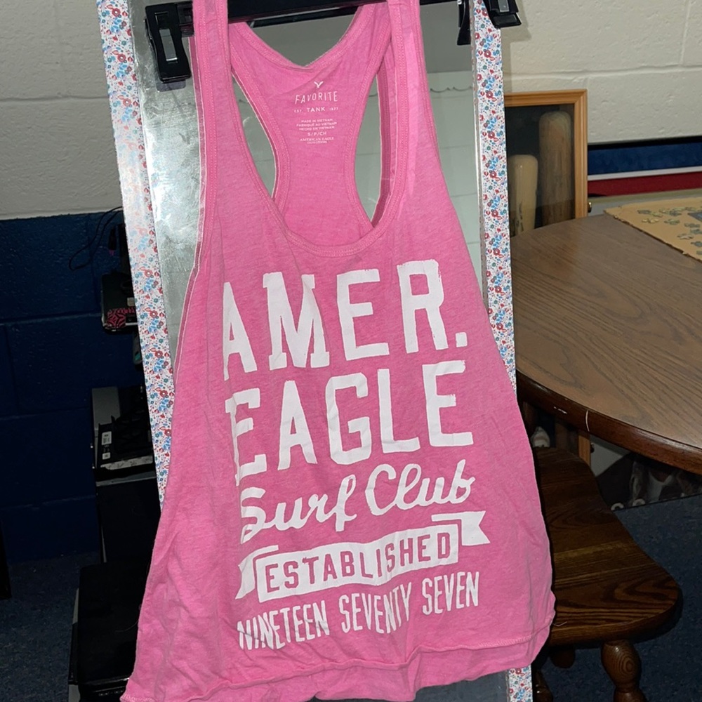 american eagle razor back tank